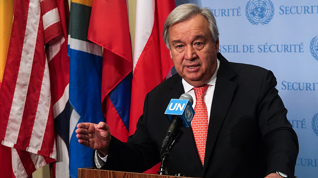 BM Genel Sekreteri Antonio Guterres.