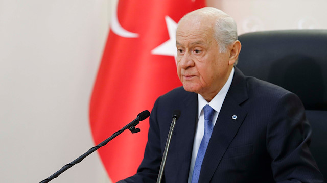 MHP Lideri Devlet Bahçeli.