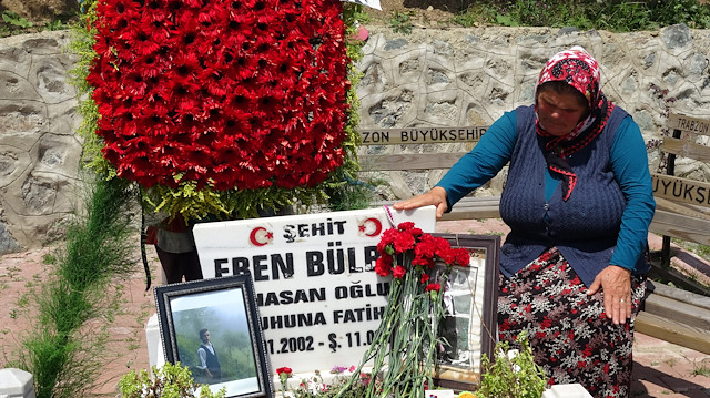 Eren Bülbül 2nci yılında mezarı başında anıldı