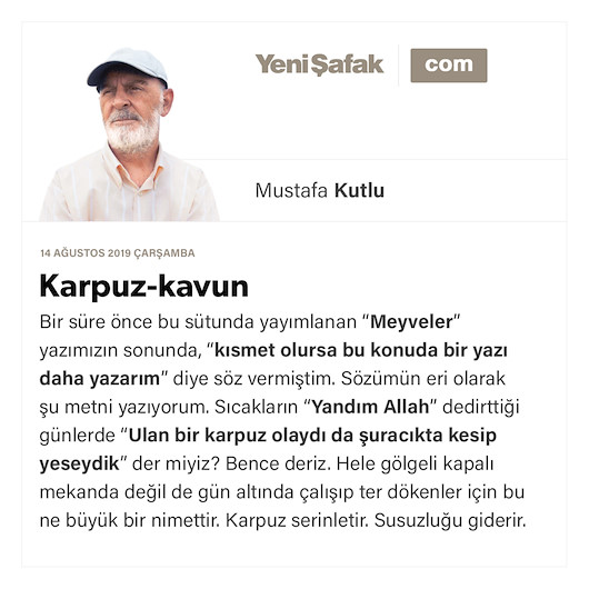Karpuz-kavun