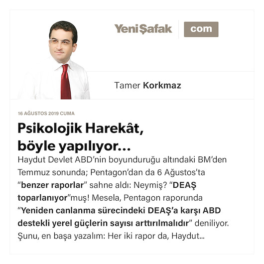 Psikolojik Harekât, böyle yapılıyor…