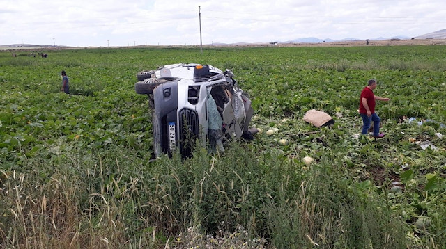 Nevşehir’de minibüs ile TIR çarpıştı