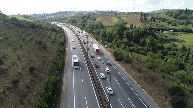 İzmit Doğu kavşağı ile Adapazarı gişeleri arası.