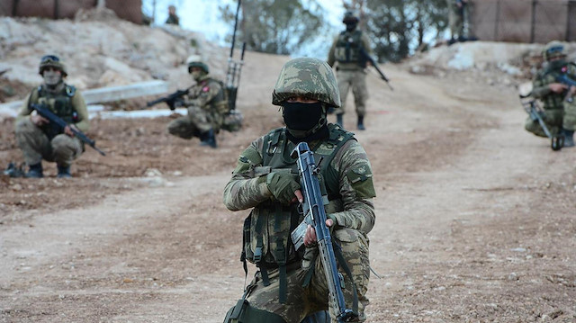 Operasyona katılan askerler. Fotoğraflar: Arşiv.