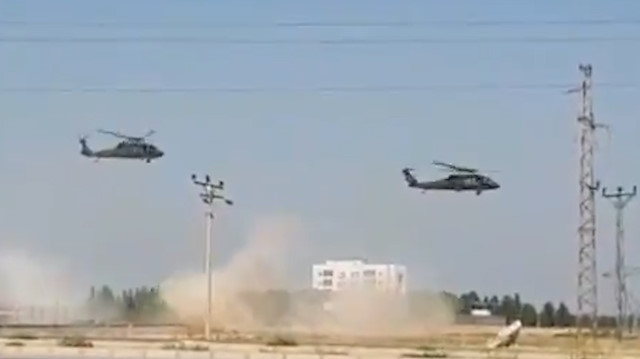 Türkiye ve ABD’ye ait helikopterler ortak devriye atıyor