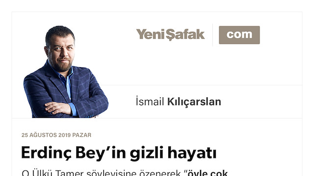 Erdinç Bey’in gizli hayatı