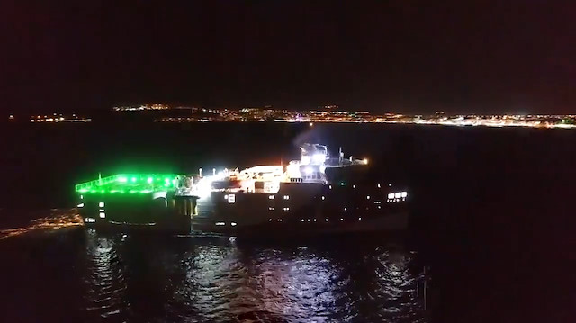 Oruç Reis Çanakkale Boğazından böyle geçti