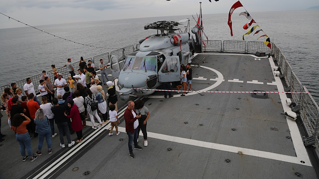 Barbaros F-244’e Ordu’da yoğun ilgi