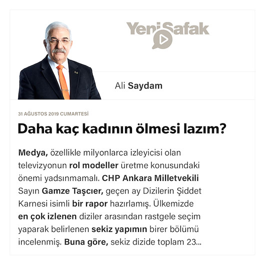 Daha kaç kadının ölmesi lazım?