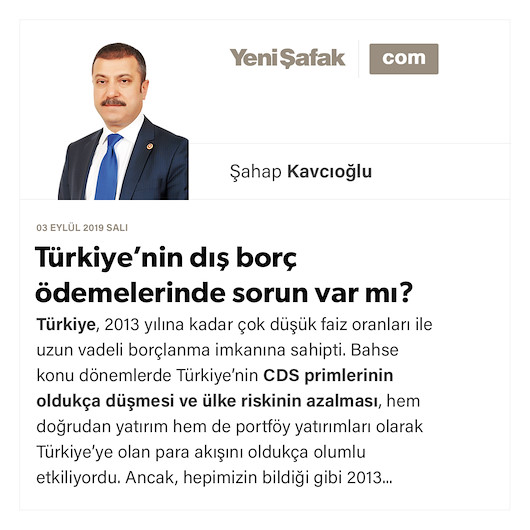 Türkiye’nin dış borç ödemelerinde sorun var mı?