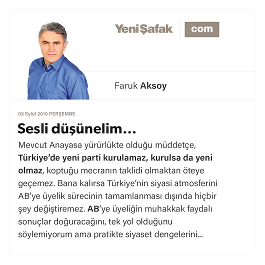 Sesli düşünelim…