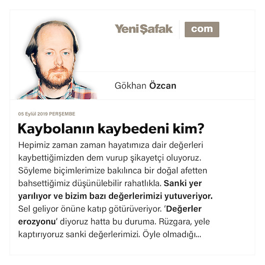 Kaybolanın kaybedeni kim?