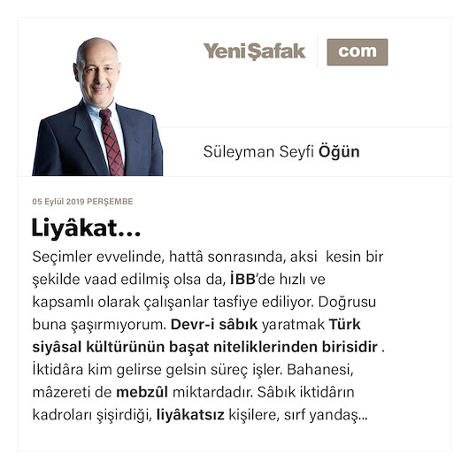 Liyâkat…