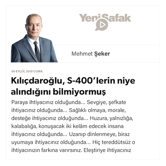 Kılıçdaroğlu, S-400’lerin niye alındığını bilmiyormuş