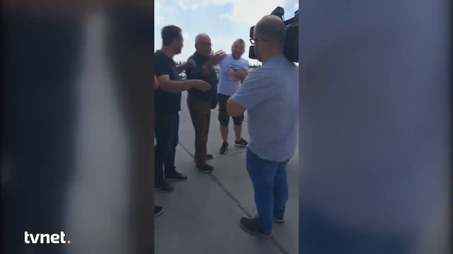 Yenikapıdaki araç şovunu çeken TVNET ekibine saldırı