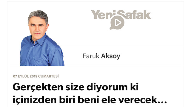 Gerçekten size diyorum ki içinizden biri beni ele verecek…