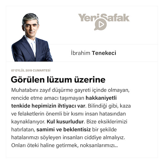 Görülen lüzum üzerine