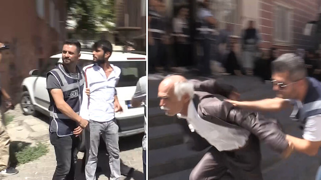 Evlat nöbetindeki ailelere hakaret eden bir kişi gözaltına alındı