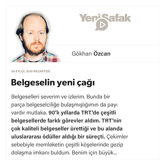 Belgeselin yeni çağı