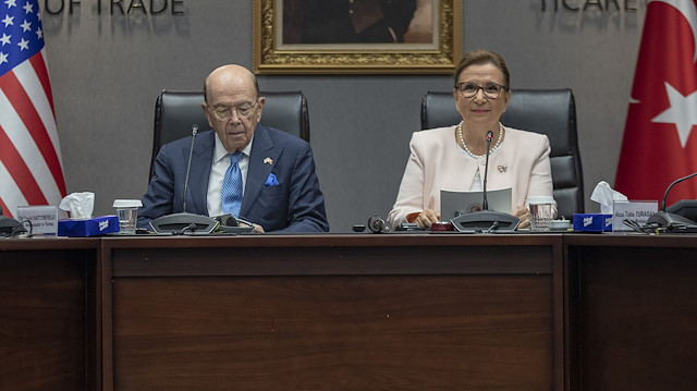 ABD Ticaret Bakanı Wilbur Ross - Ticaret Bakanı Ruhsar Pekcan