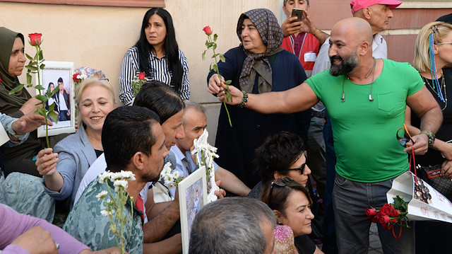 15 Temmuzun sembol isminden evlat nöbetindeki ailelere destek
