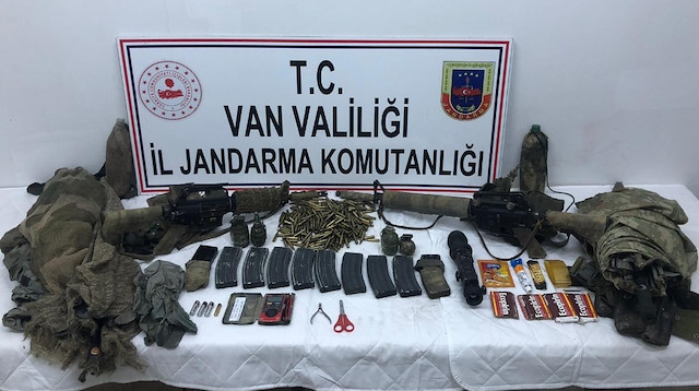 Ele geçirilen mühimmatlar