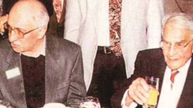 Teröristbaşı Gülen (sol) Kasım Gülek (sağ)