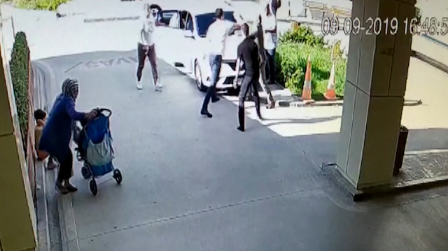 Sendika başkanına saldırı anı