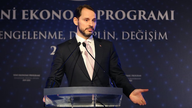 Hazine ve Maliye Bakanı Berat Albayrak.
