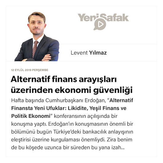 Alternatif finans arayışları üzerinden ekonomi güvenliği