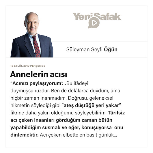 Annelerin acısı