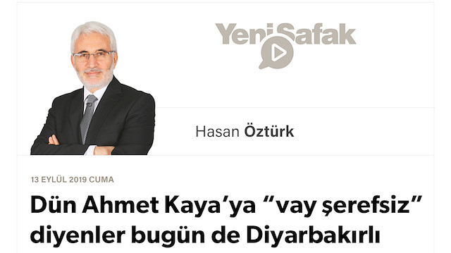Dün Ahmet Kaya’ya “vay şerefsiz” diyenler bugün de Diyarbakırlı annelere duyarsız