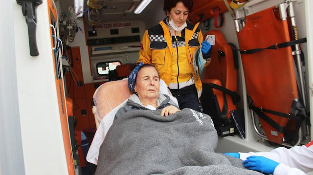 Fatma Girik Ankara da hastaneye yatırıldı