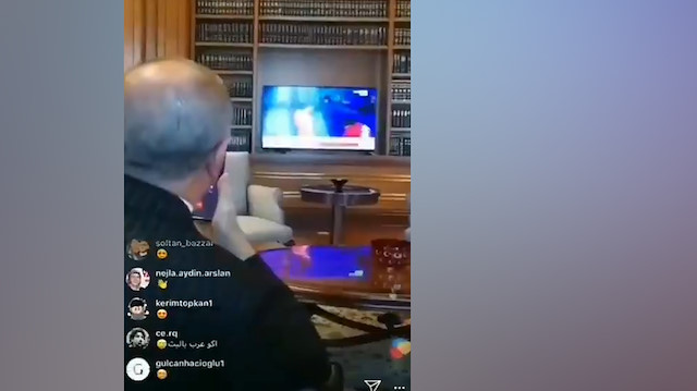 Erdoğan, Rıza Kayaalp'in şampiyonluğunu böyle izledi