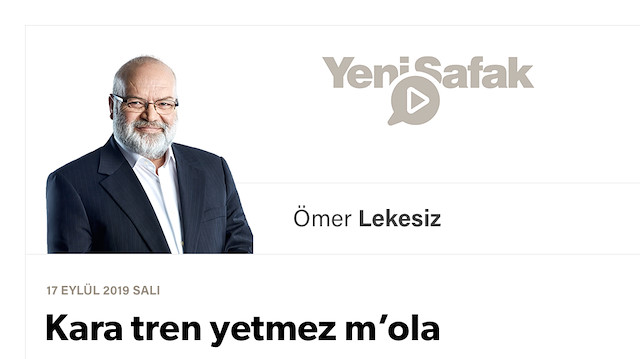 Kara tren yetmez m’ola