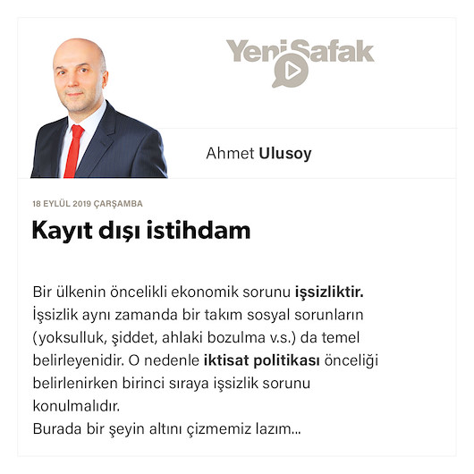 Kayıt dışı istihdam