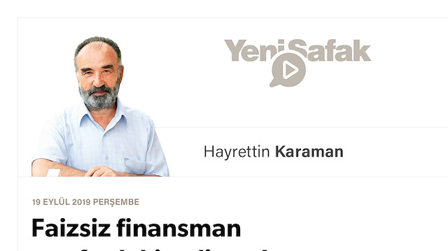 Faizsiz finansman tarafındaki gelişmeler