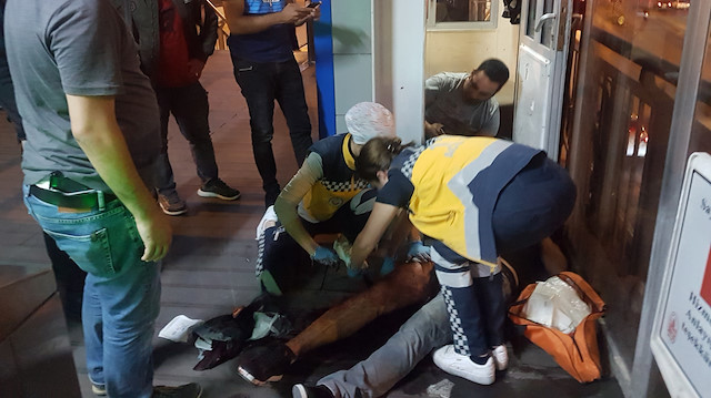 Metrobüste yer kapma tartışması kanlı bitti