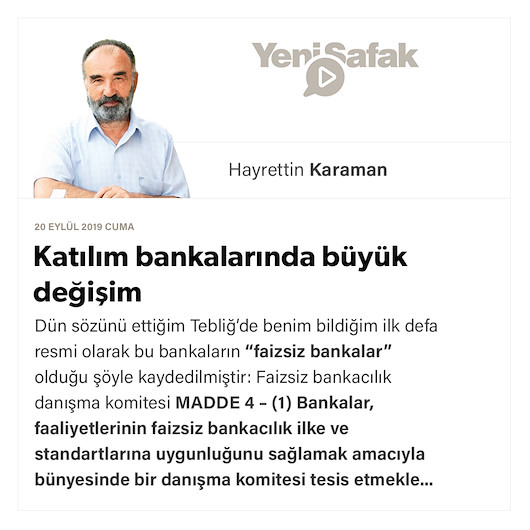 Katılım bankalarında büyük değişim
