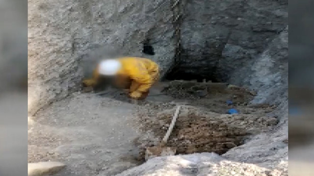 Rüyalarında gördükleri yeri kazan 'define avcıları' yakalandı
