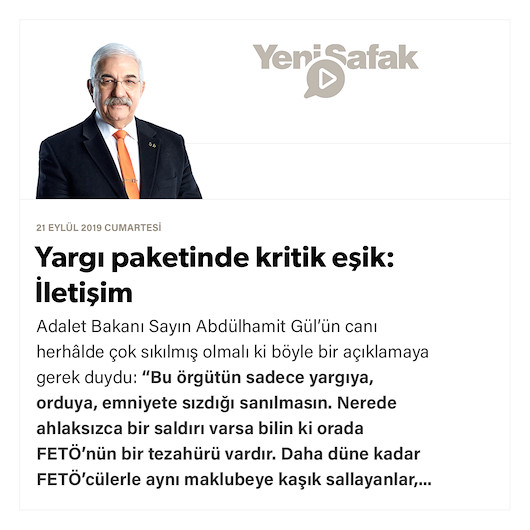 Yargı paketinde kritik eşik: İletişim