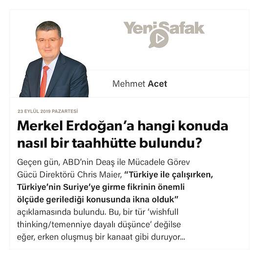 Merkel Erdoğan’a hangi konuda nasıl bir taahhütte bulundu?