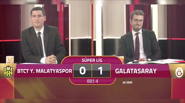 GSTVde son dakika golü üzüntüsü kameralara böyle yansıdı
