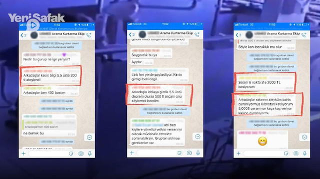 Depremin şiddetine göre kumar oynuyorlar