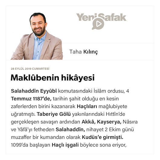 Maklûbenin hikâyesi