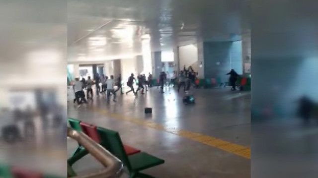Adalet sarayı savaş alanına döndü