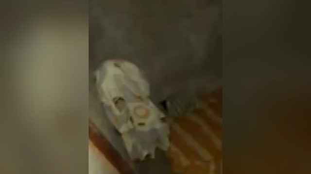 Örtü altında saklanan şüpheli polise kahkaha attırdı