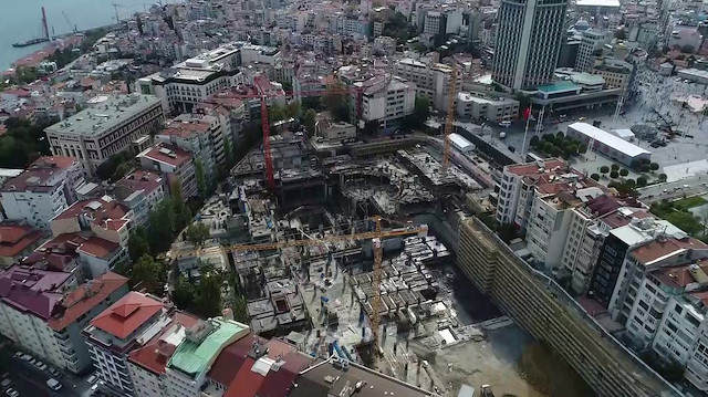 AKM’deki son durum havadan görüntülendi