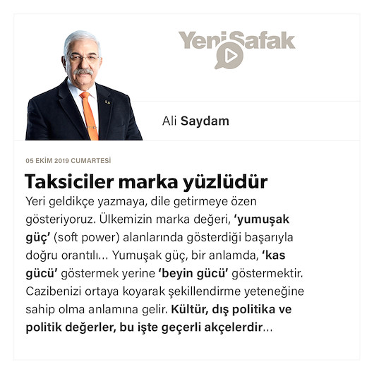 Taksiciler marka yüzlüdür