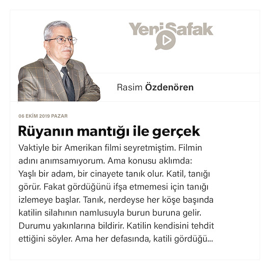Rüyanın mantığı ile gerçek